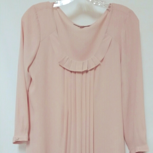 LOFT Ann Taylor long sleeve pink women’s shirt - Picture 6 of 8